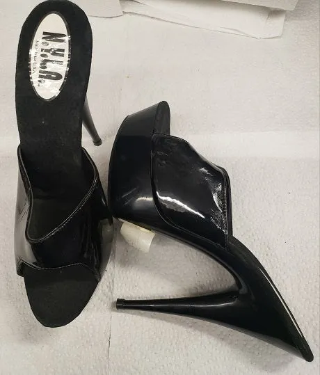 6" Heavenly -- Women's High Heels -- Black Patent