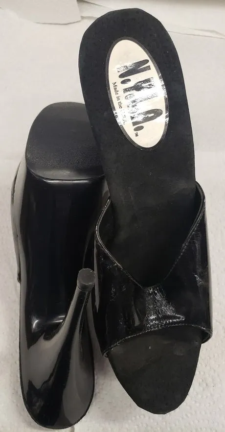 6" Heavenly -- Women's High Heels -- Black Patent