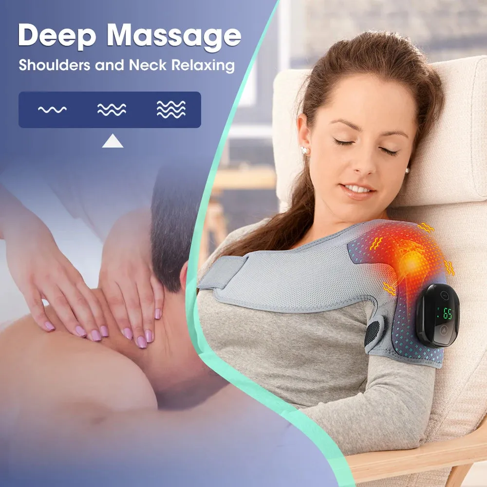Adjustable Heated Shoulder Massage Pad
