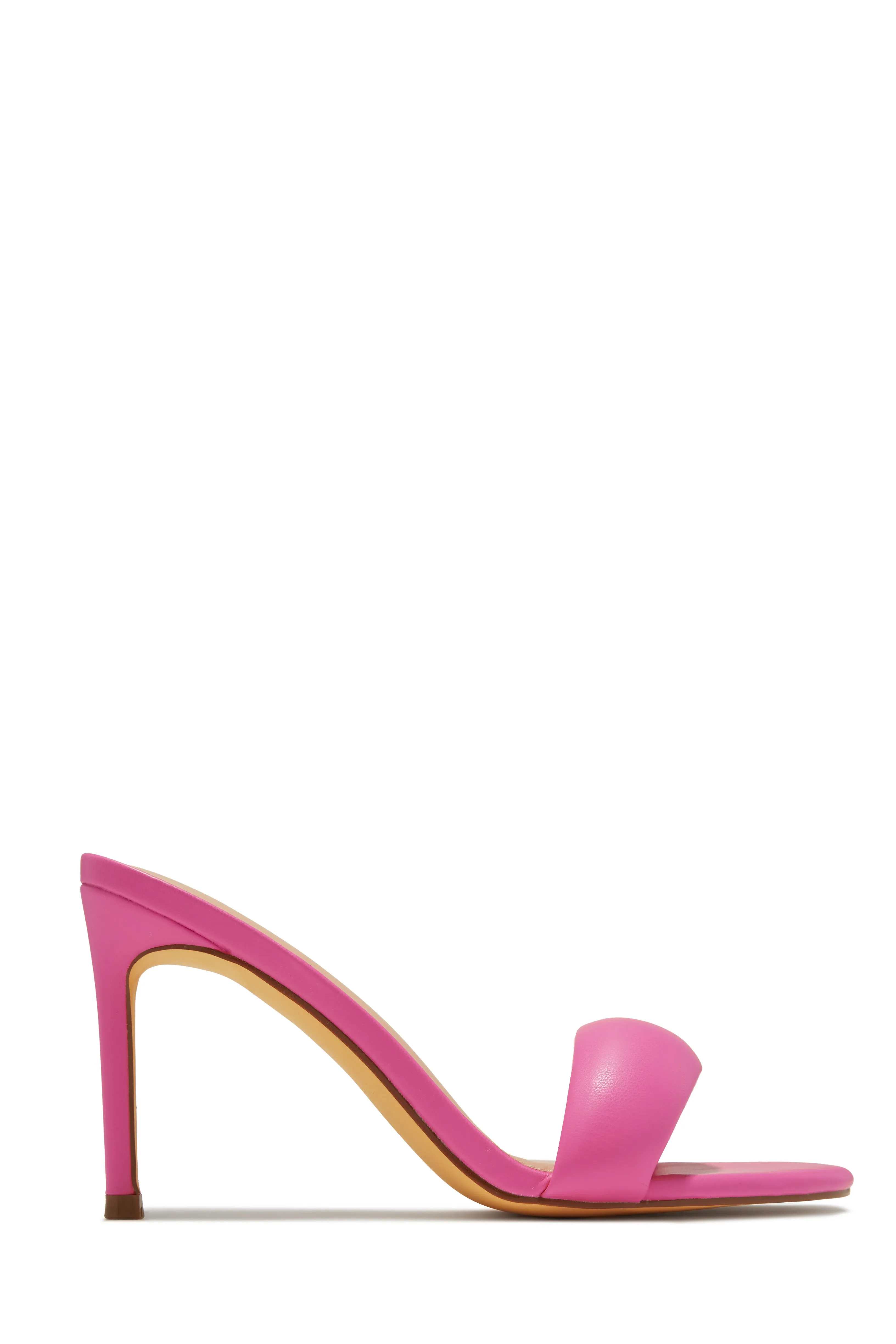Alisha Mid Heel Mules - Pink