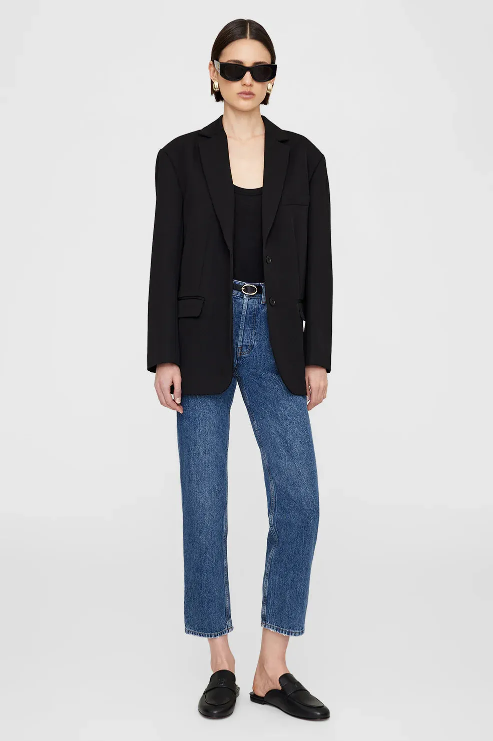 Anine Bing - Corrine Mules in Black