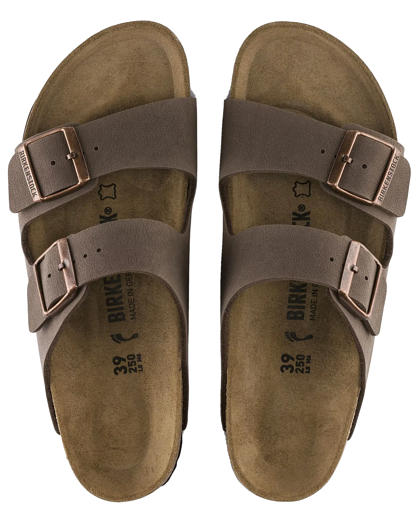 Arizona Birko-Flor Sandals in Mocha