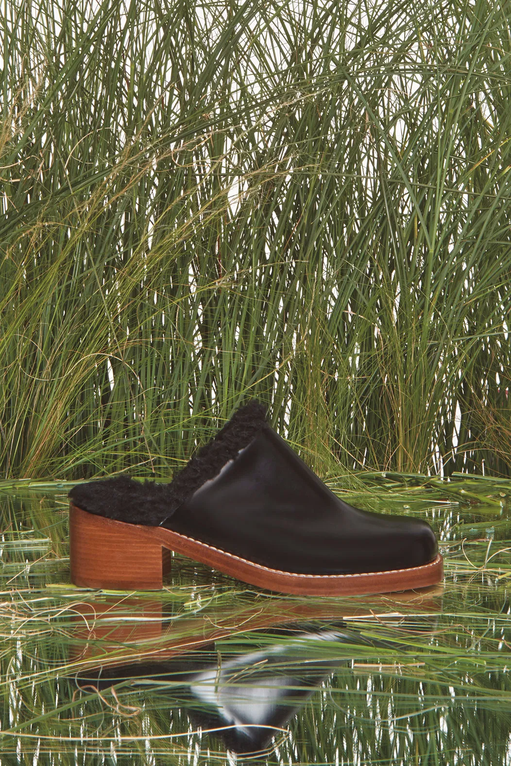 Armin Mules with Wool Fur