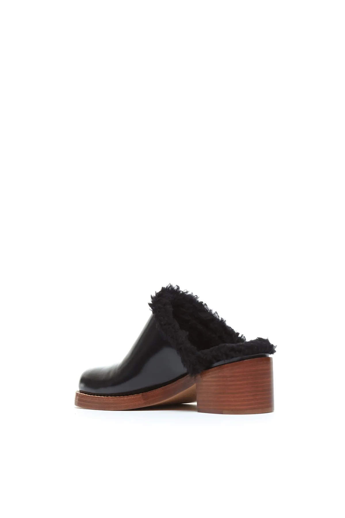 Armin Mules with Wool Fur