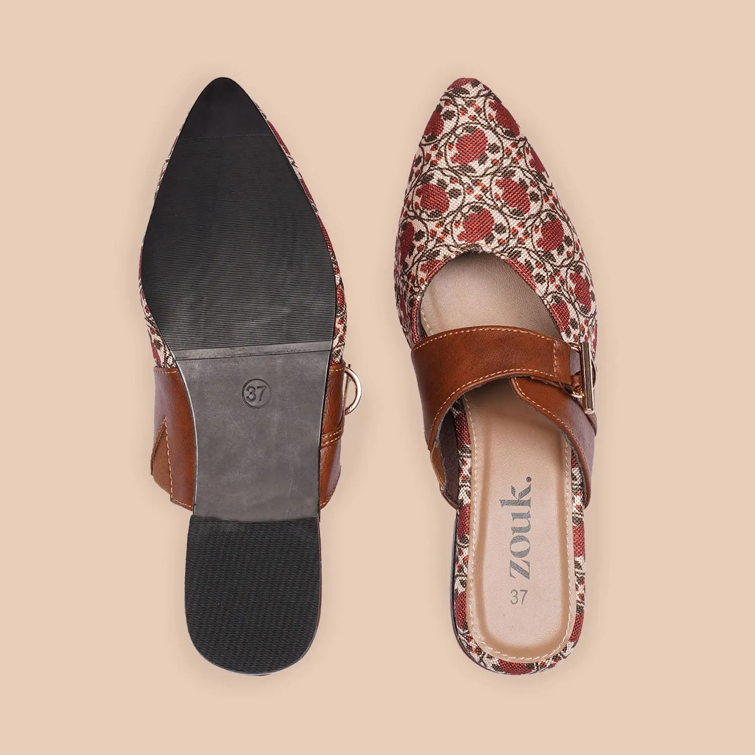 Auroville Botanica Office Pointed Mule
