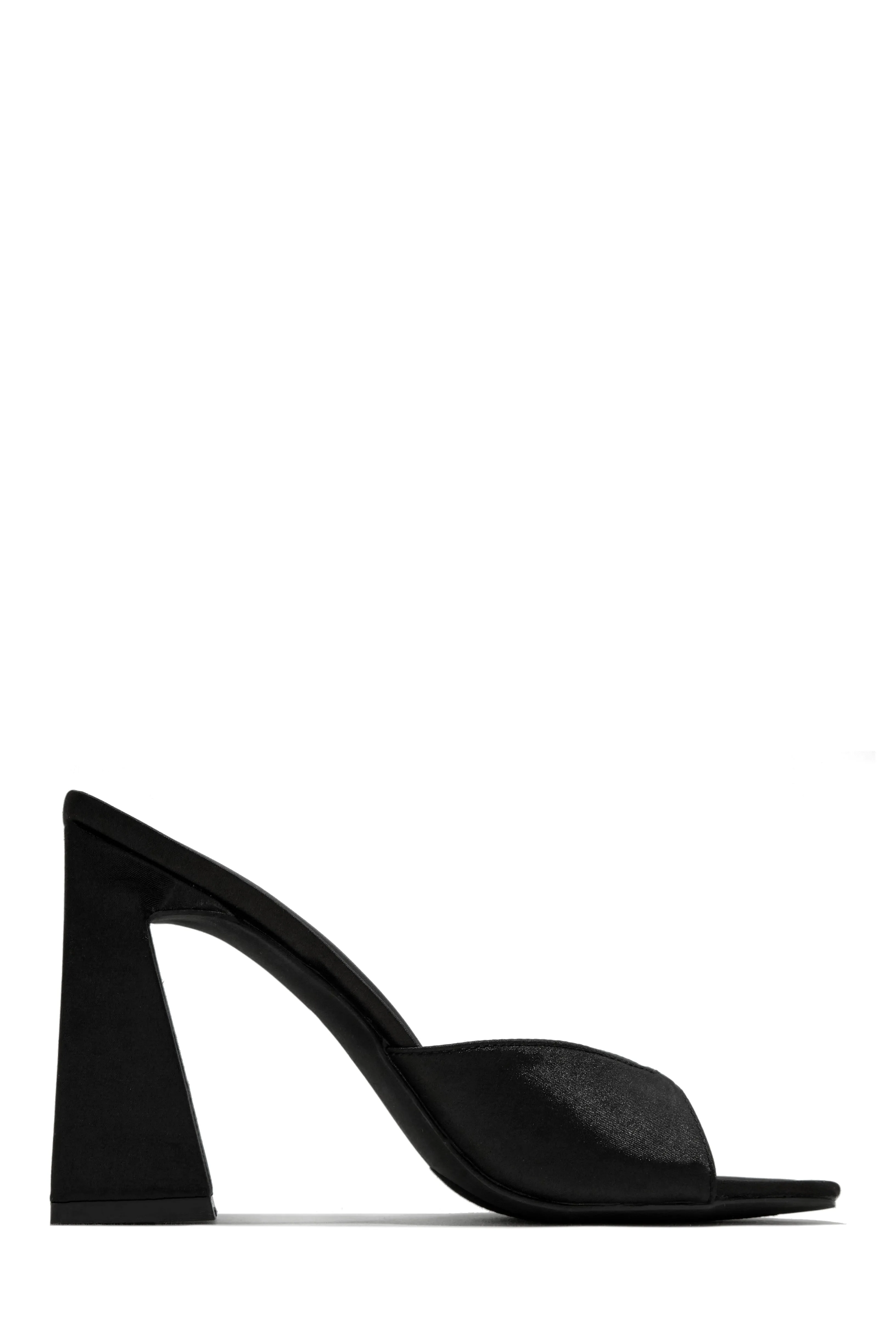 Azaria Embellished Block Heel Mules - Denim