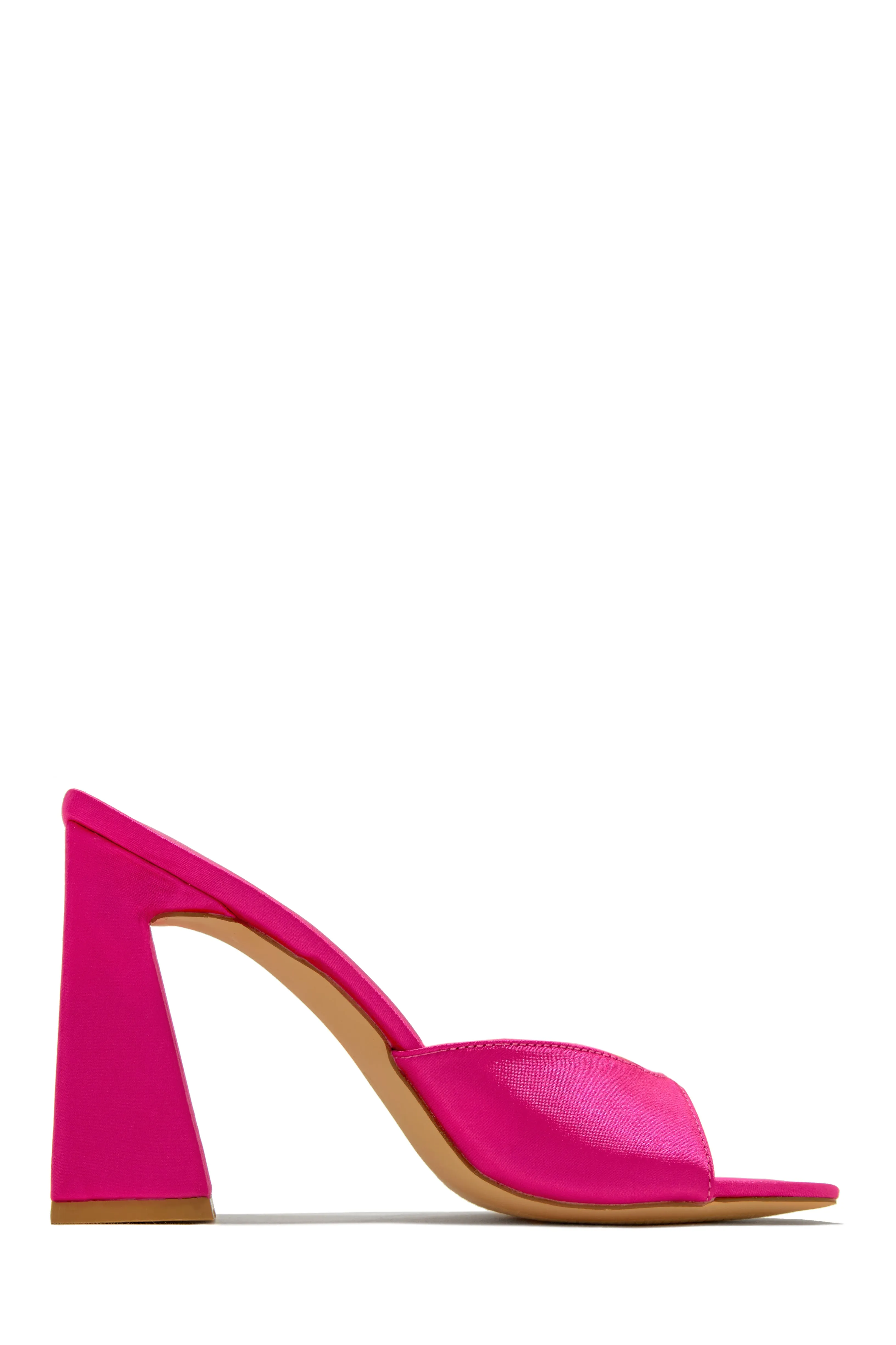 Azaria Embellished Block Heel Mules - Denim