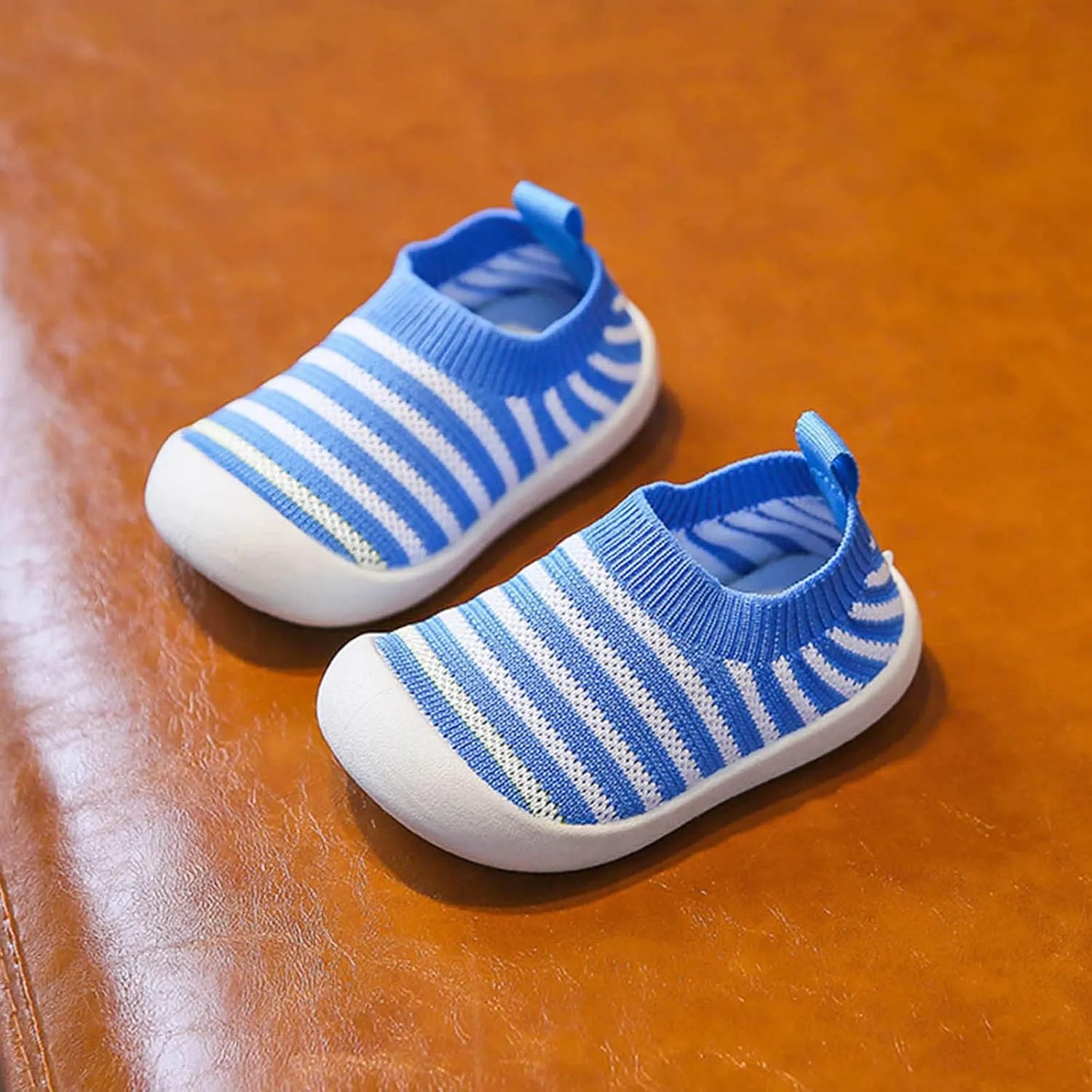 Baby Shoes Slip on Sock Shoes Infant Walking Shoes Non-Slip Breathable Toddler Sneakers Boys Girls Tennis Shoes