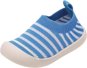 Baby Shoes Slip on Sock Shoes Infant Walking Shoes Non-Slip Breathable Toddler Sneakers Boys Girls Tennis Shoes