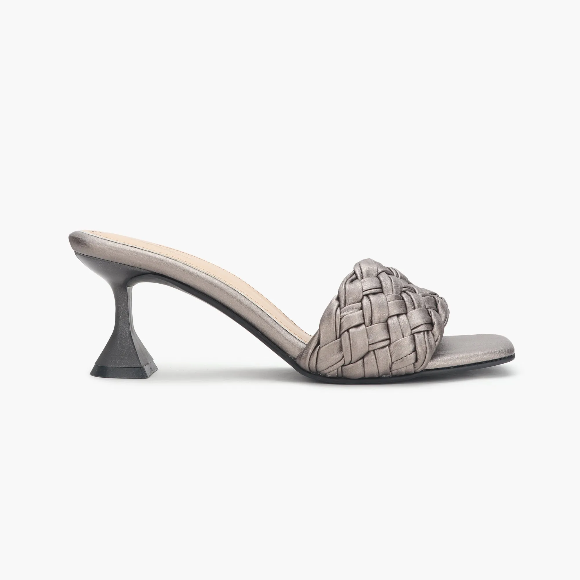 Braided Slip On Heels