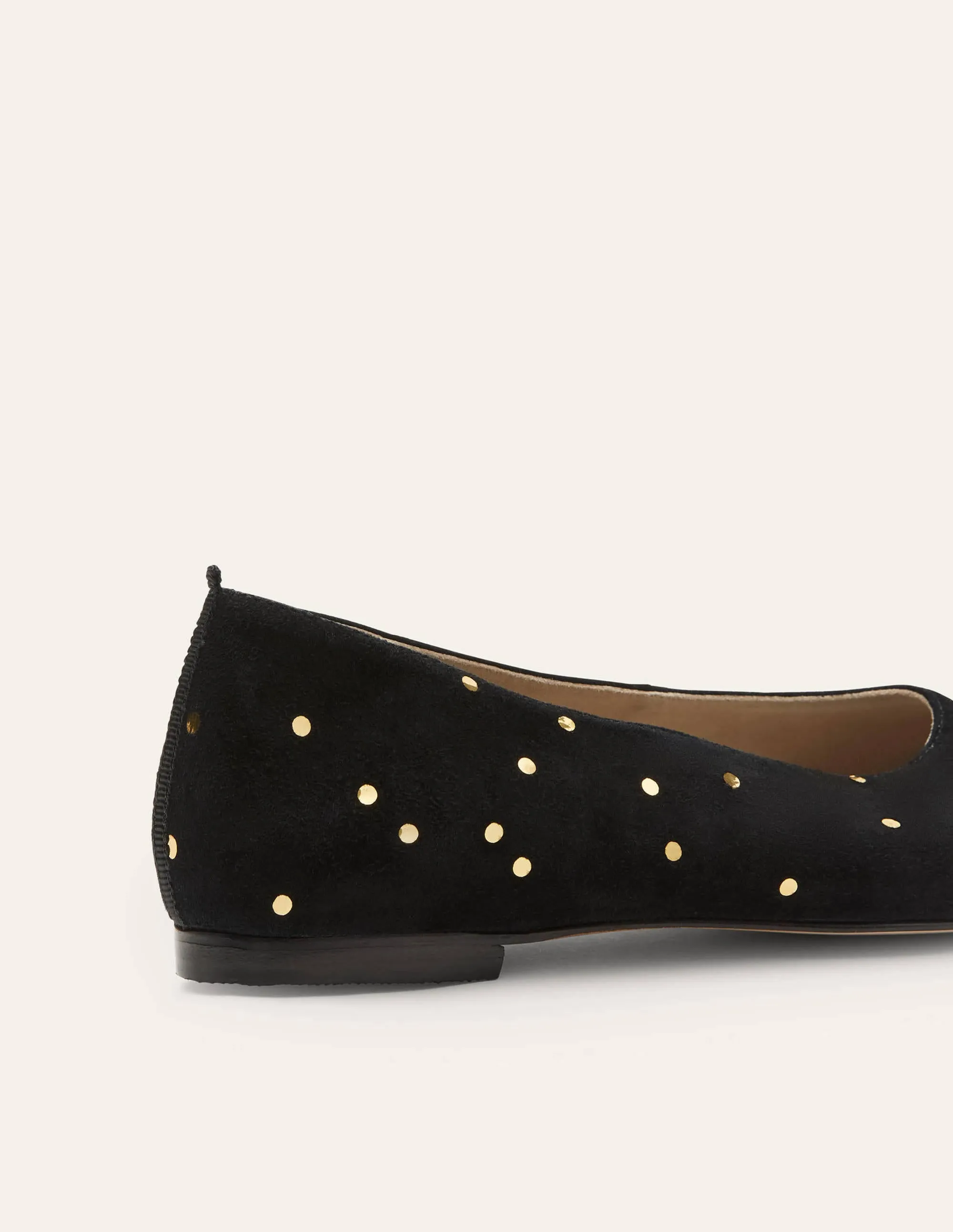 Catriona Ballerinas-Black and Gold, Scattered Spot