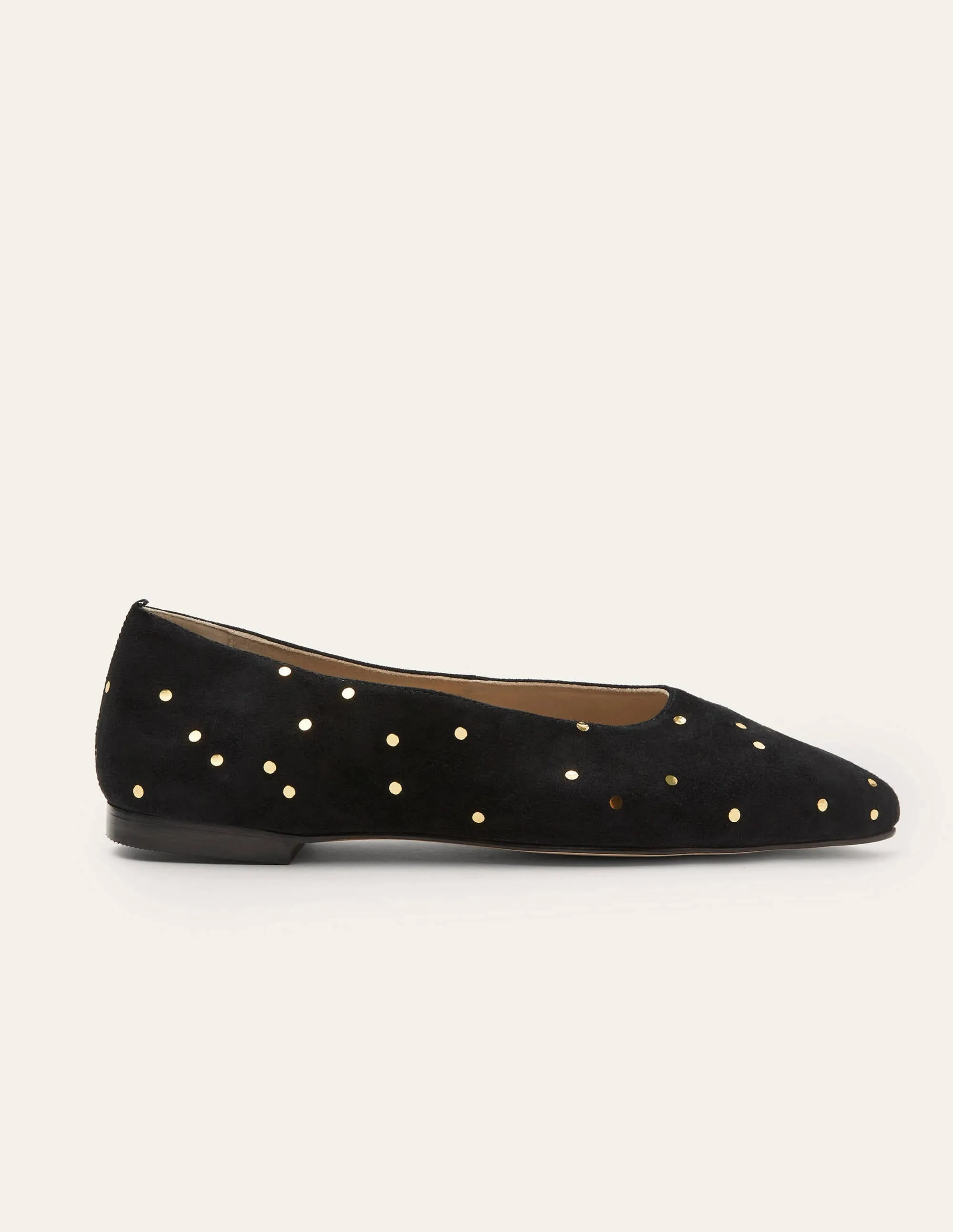 Catriona Ballerinas-Black and Gold, Scattered Spot