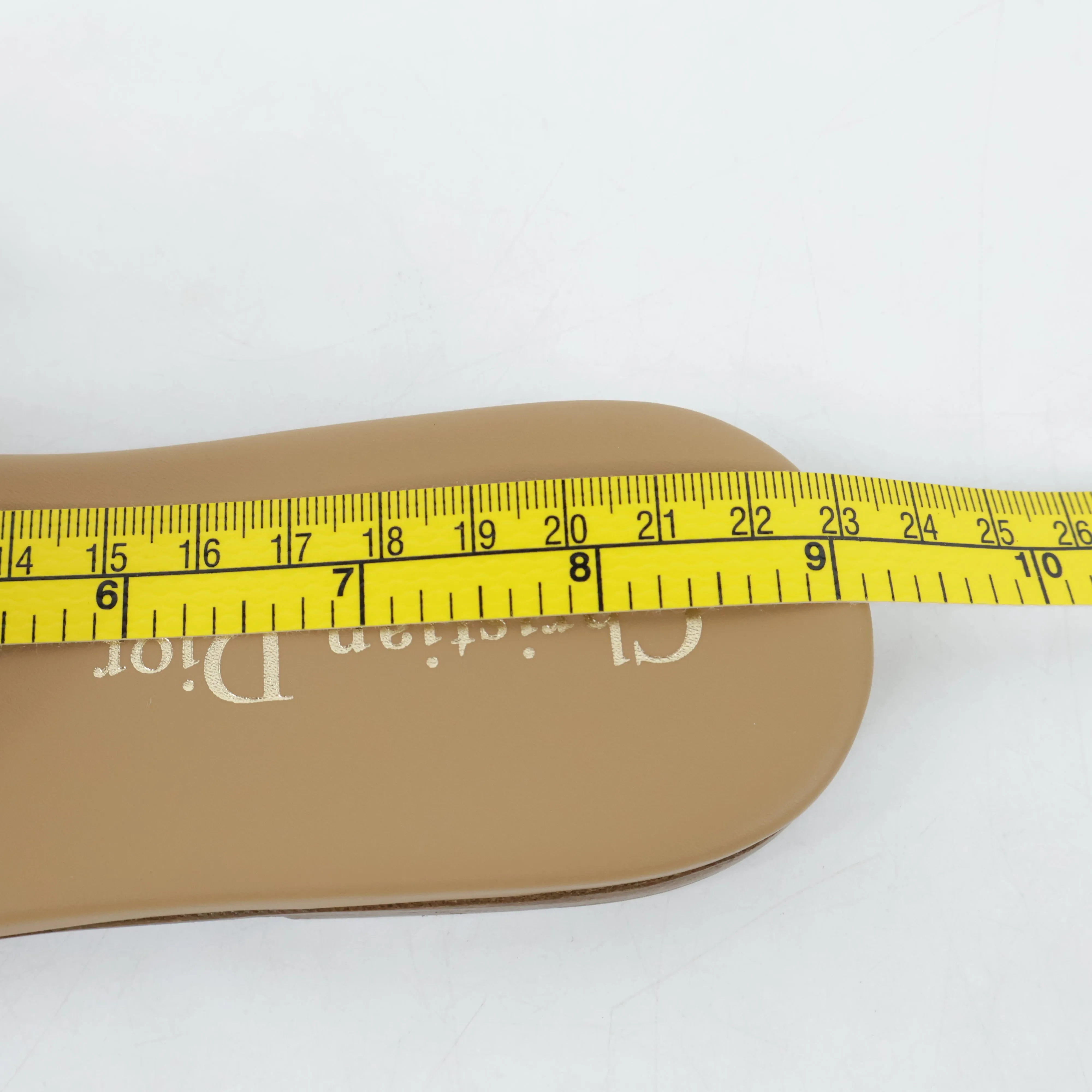 Christian Dior D-Club Sandals Natural 36