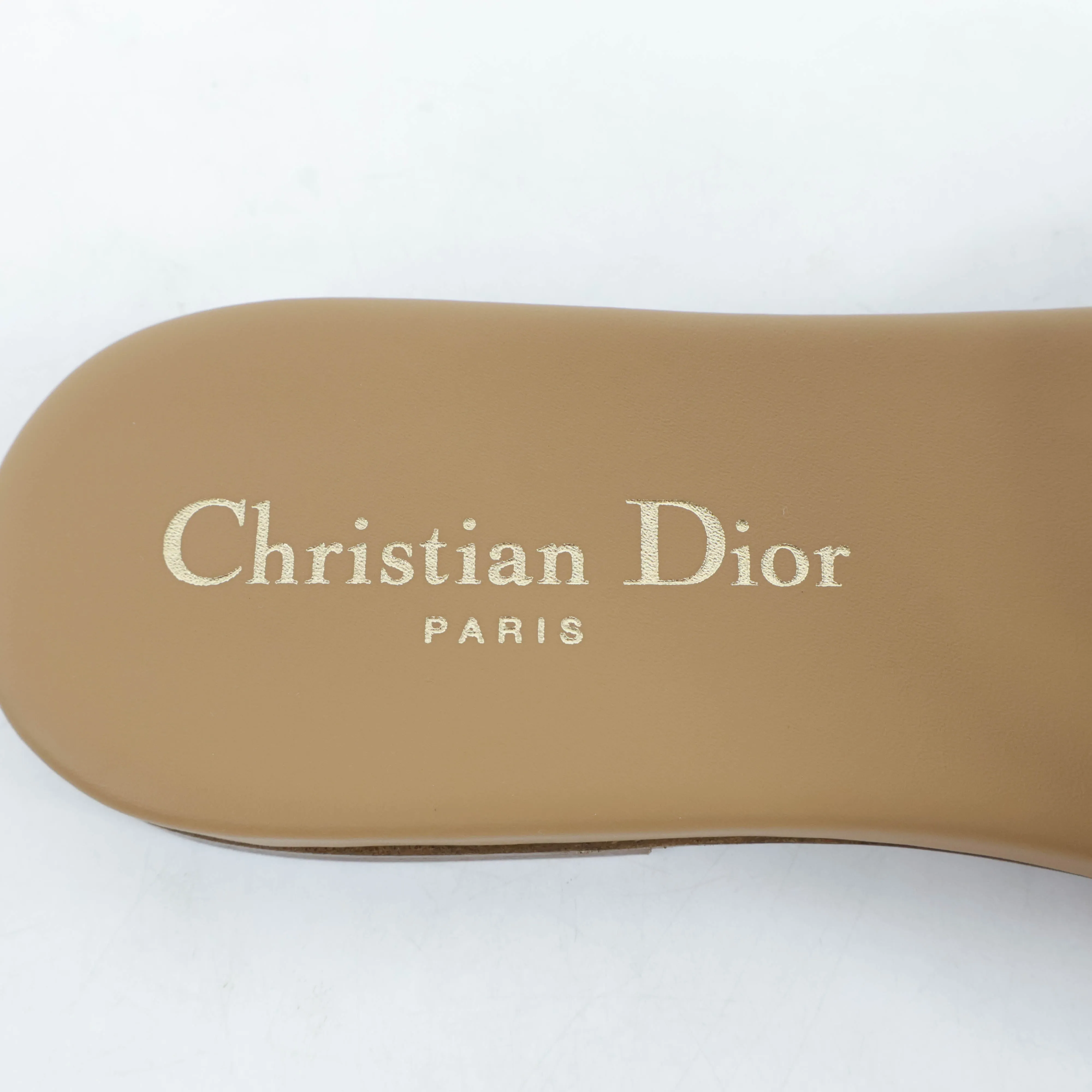 Christian Dior D-Club Sandals Natural 36
