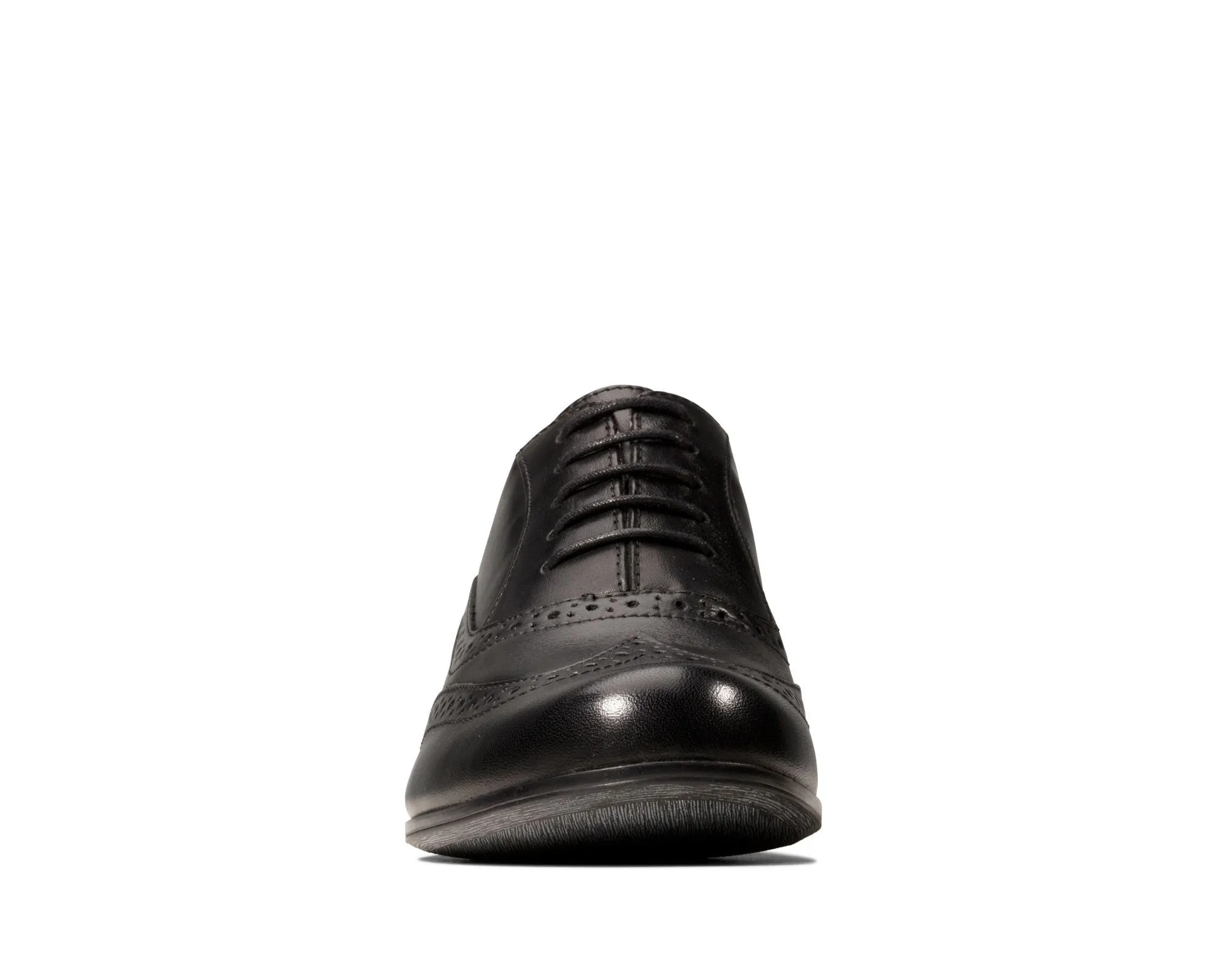 Clarks Hamble Oak Black Leather