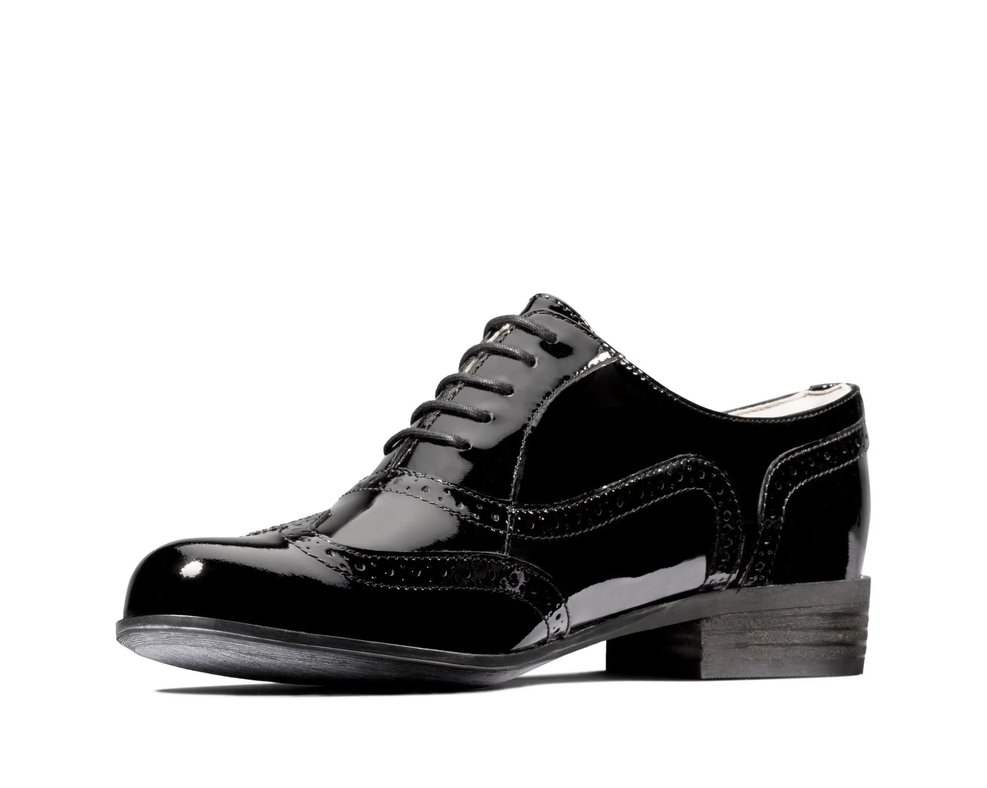 Clarks Hamble Oak Black Pat