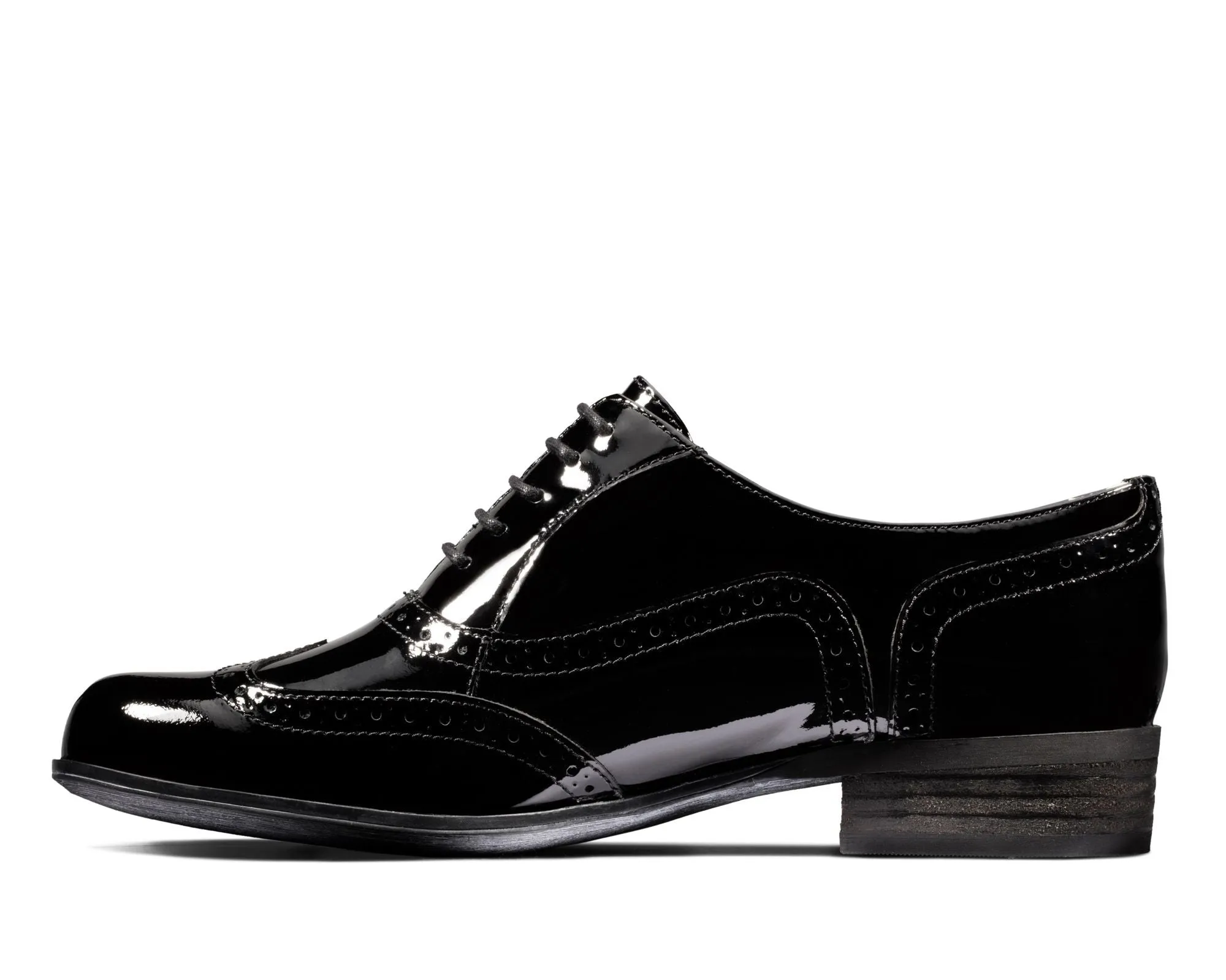 Clarks Hamble Oak Black Pat