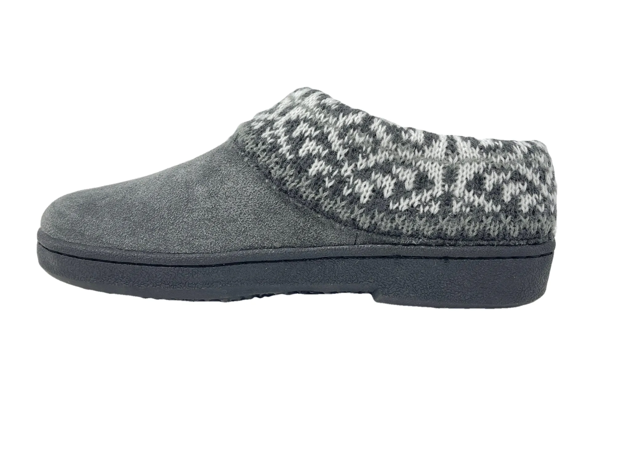 Clarks Women's Knitted Collar Slip On Rounded Toe Casual Clogs Mules Slippers