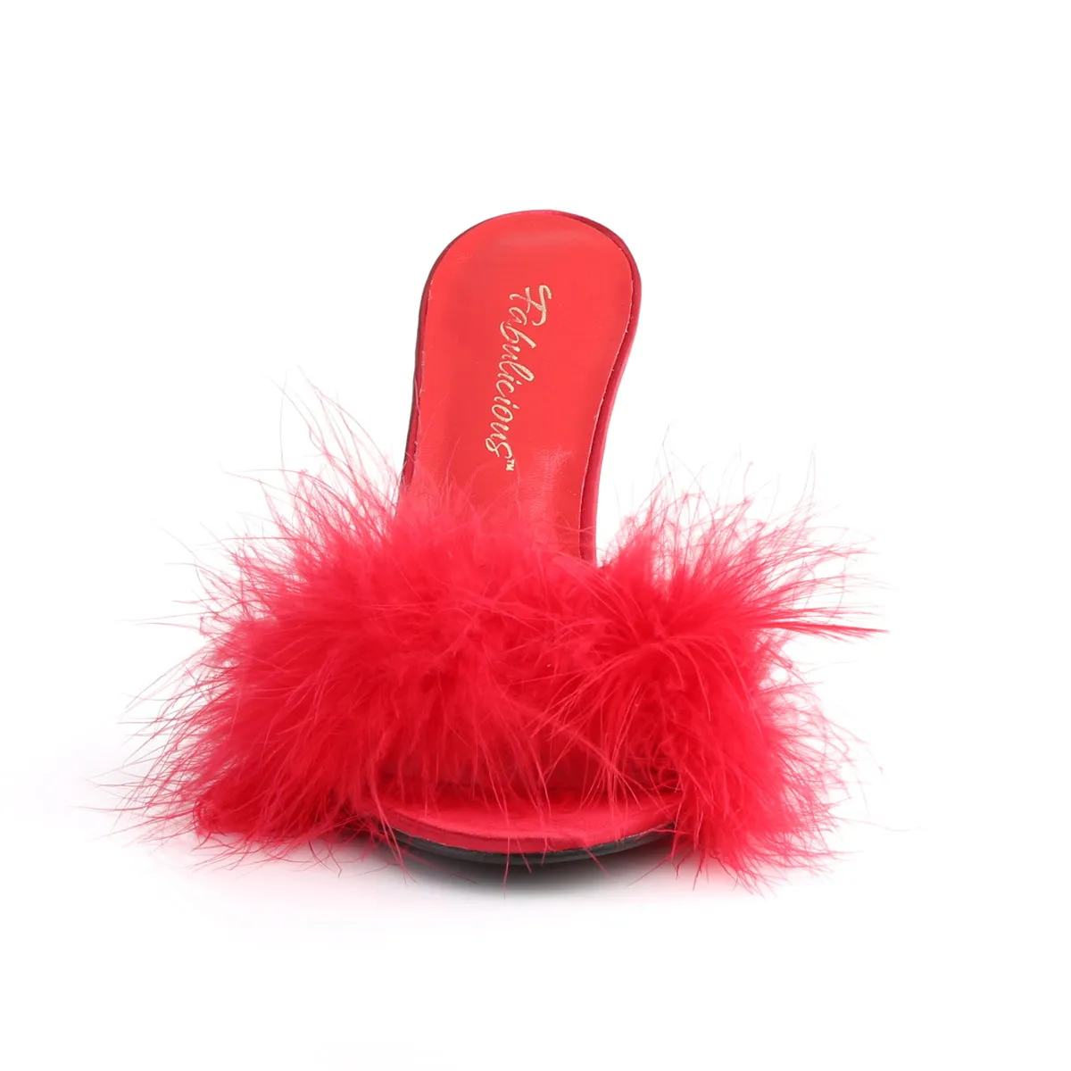 CLASSIQUE-01F Fabulicious 4" Classique Red Sexy Shoes (High Heels)
