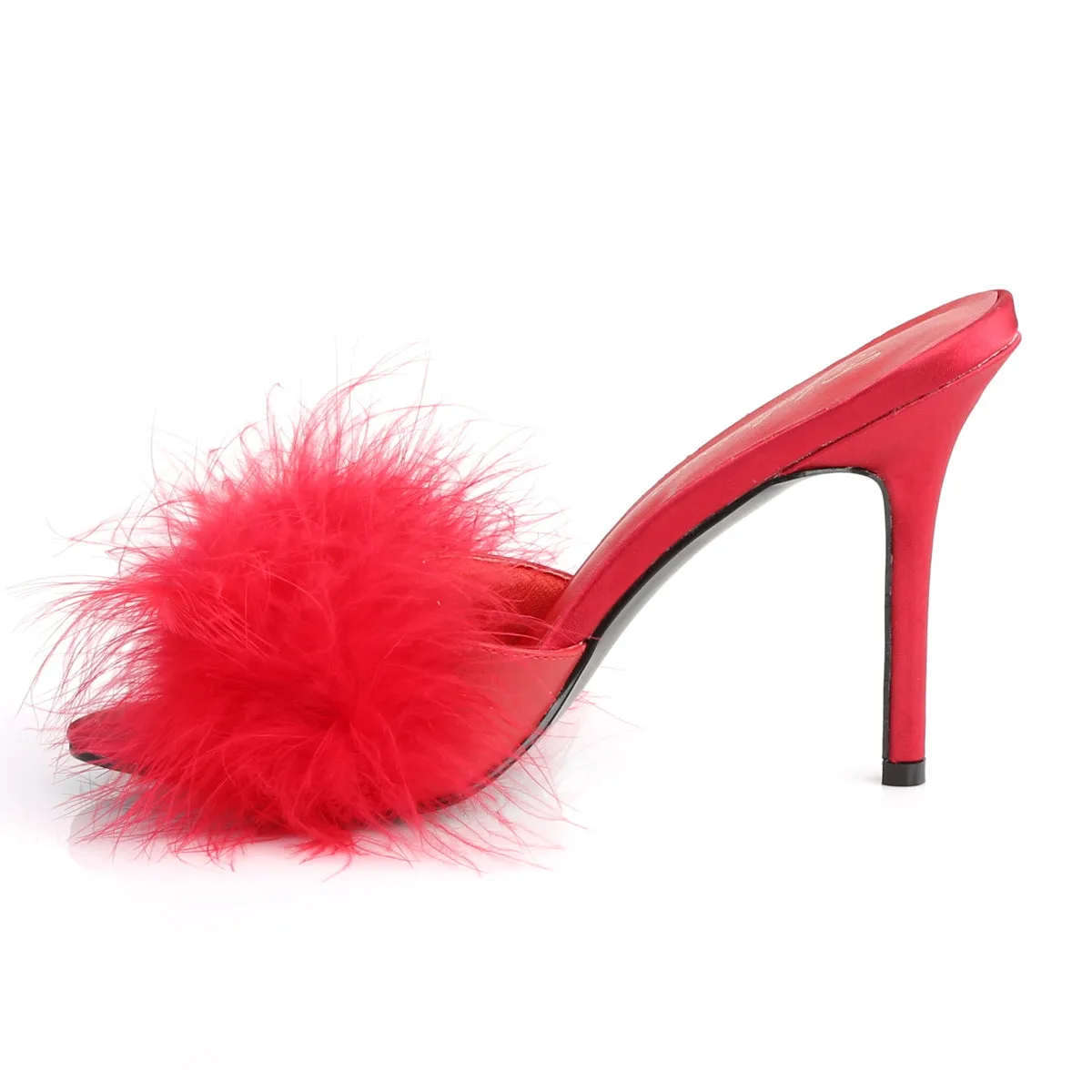 CLASSIQUE-01F Fabulicious 4" Classique Red Sexy Shoes (High Heels)