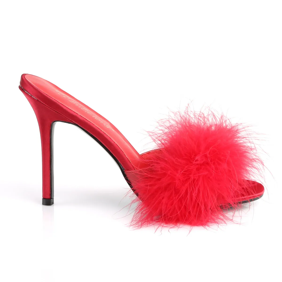 CLASSIQUE-01F Fabulicious 4" Classique Red Sexy Shoes (High Heels)