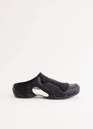 Clogposite 'Black Metallic Silver' Mules
