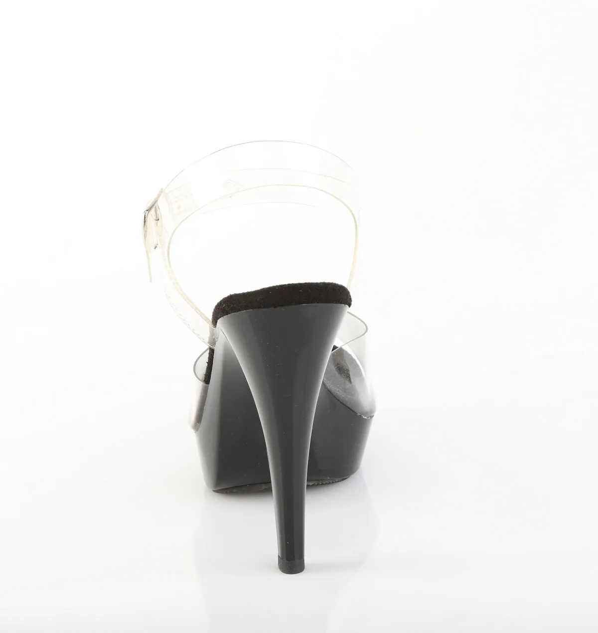 COCKTAIL-508 Fabulicious 5" Cocktail Clear/Black Sexy Shoes (High Heels)