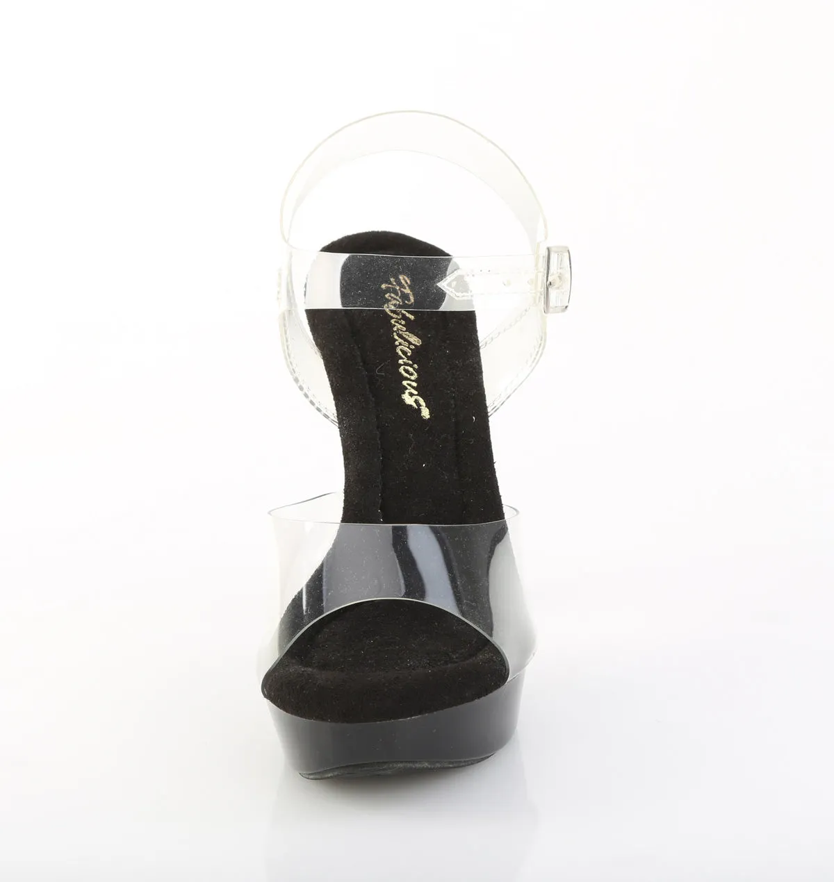 COCKTAIL-508 Fabulicious 5" Cocktail Clear/Black Sexy Shoes (High Heels)