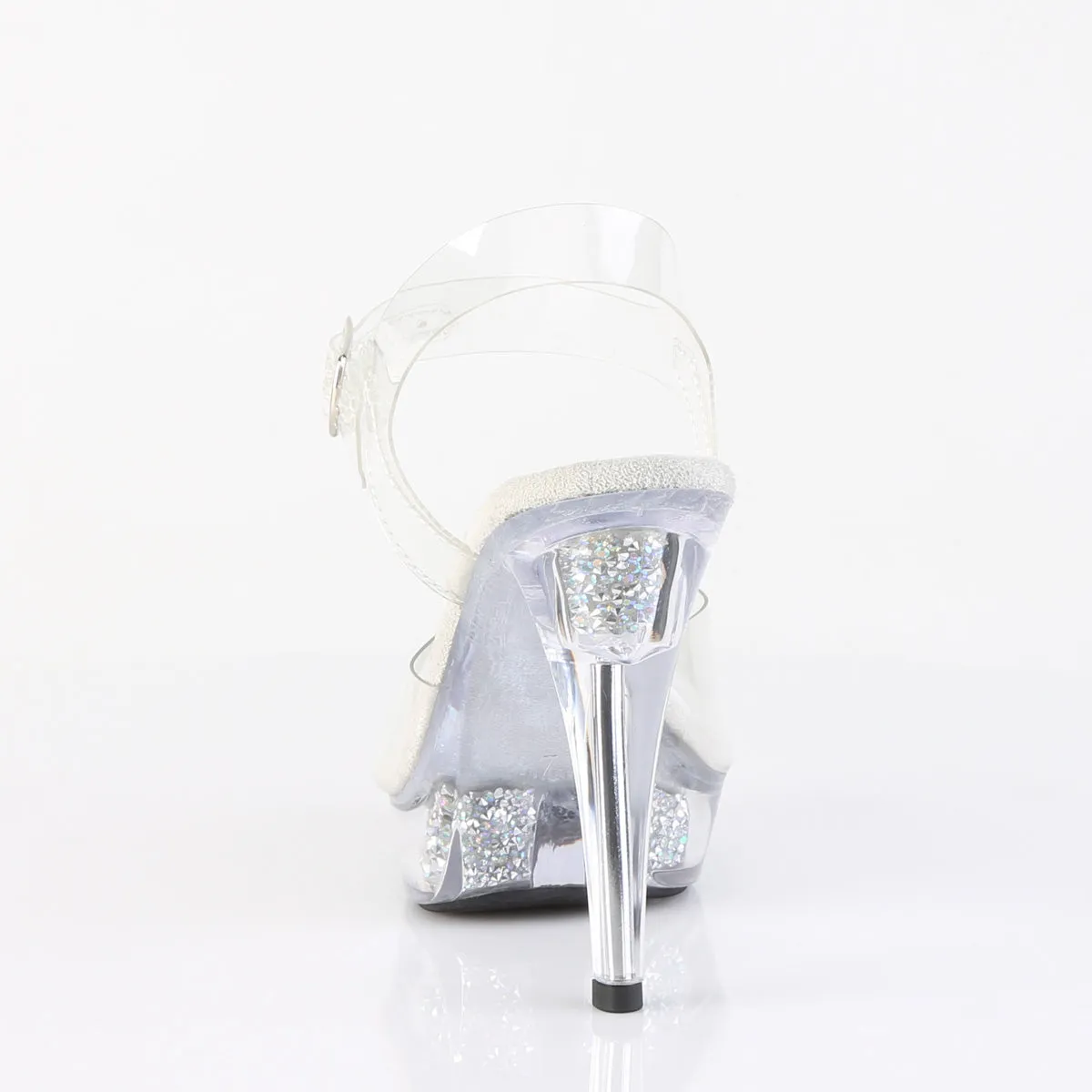 COCKTAIL-508RSI Fabulicious 5" Cocktail Clear Sexy Shoes (Posing Shoes)