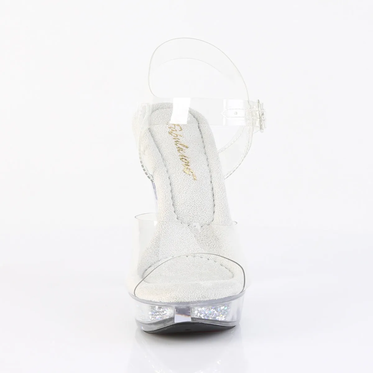 COCKTAIL-508RSI Fabulicious 5" Cocktail Clear Sexy Shoes (Posing Shoes)