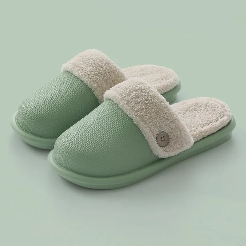 Comfortable Warm Waterproof Cotton Slippers
