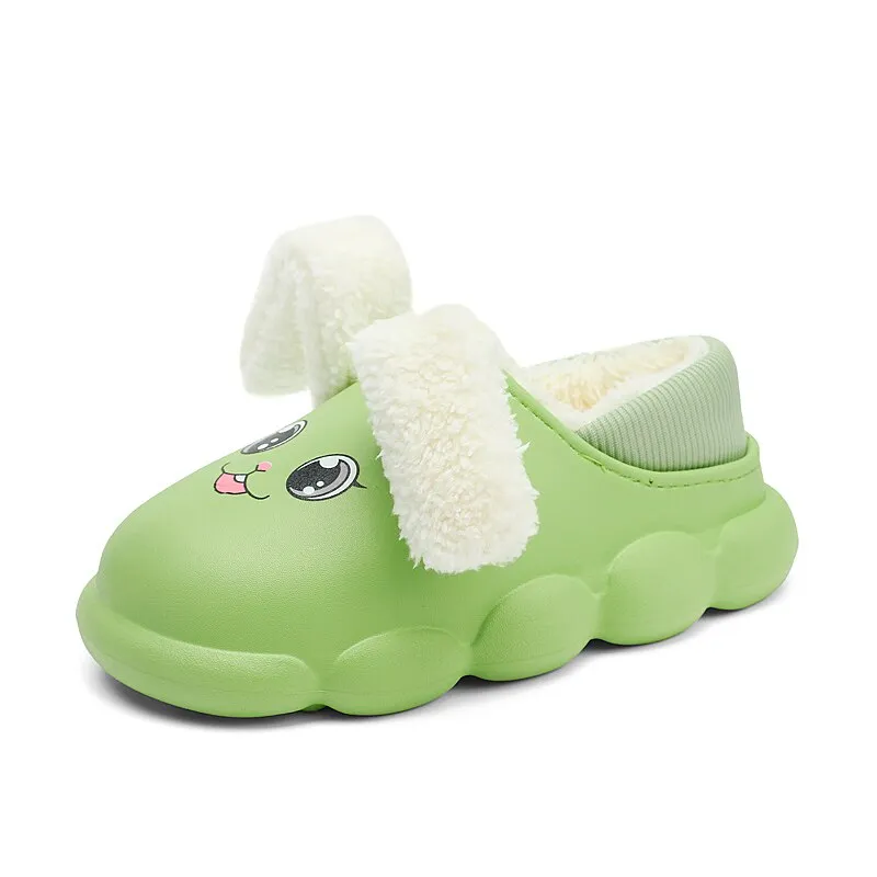 Cozy Cartoon Rabbit Slippers for Kids