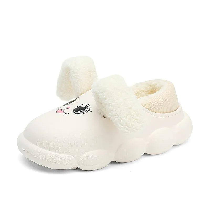 Cozy Cartoon Rabbit Slippers for Kids