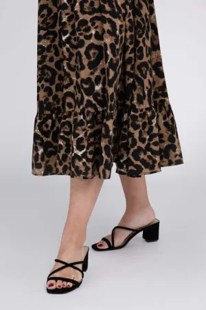 CRIMP-S Black Tan Mule Sandal Heels Sandals