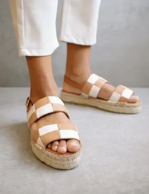 Double Strap Scacchi Camel Ivory