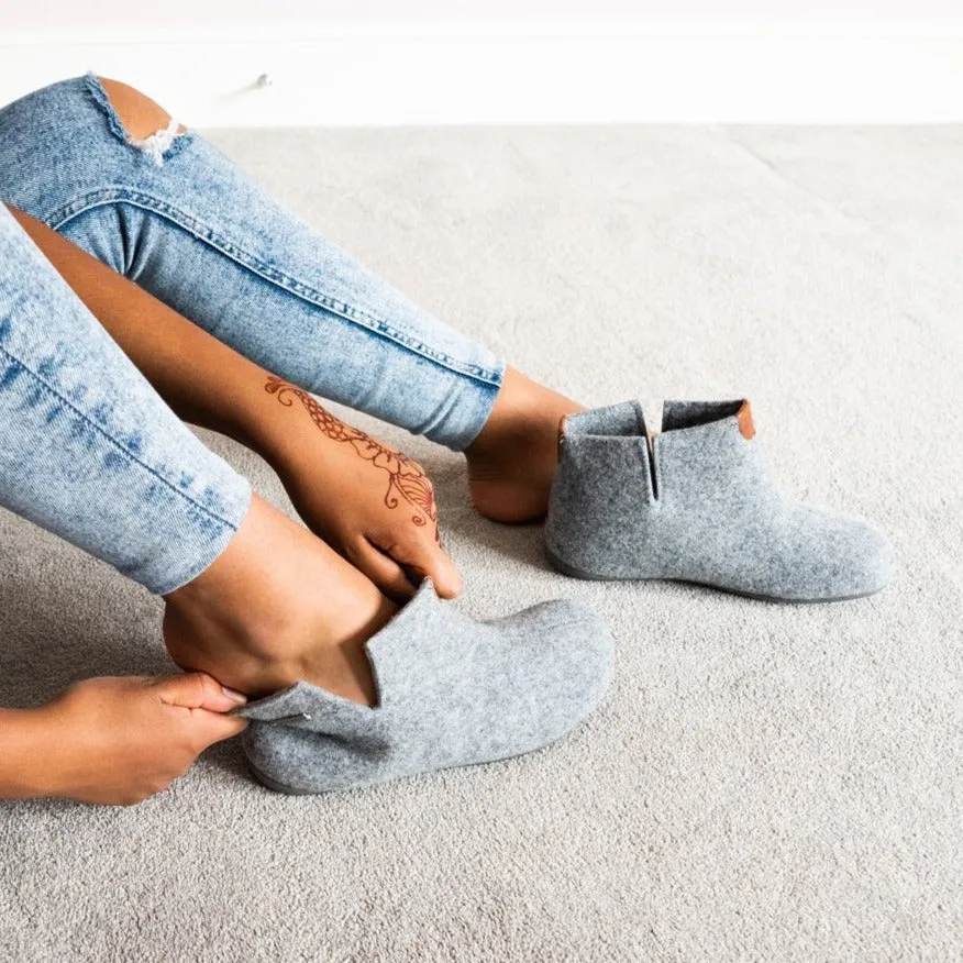ESTER Shepherd Womens Wool Slipper Boots