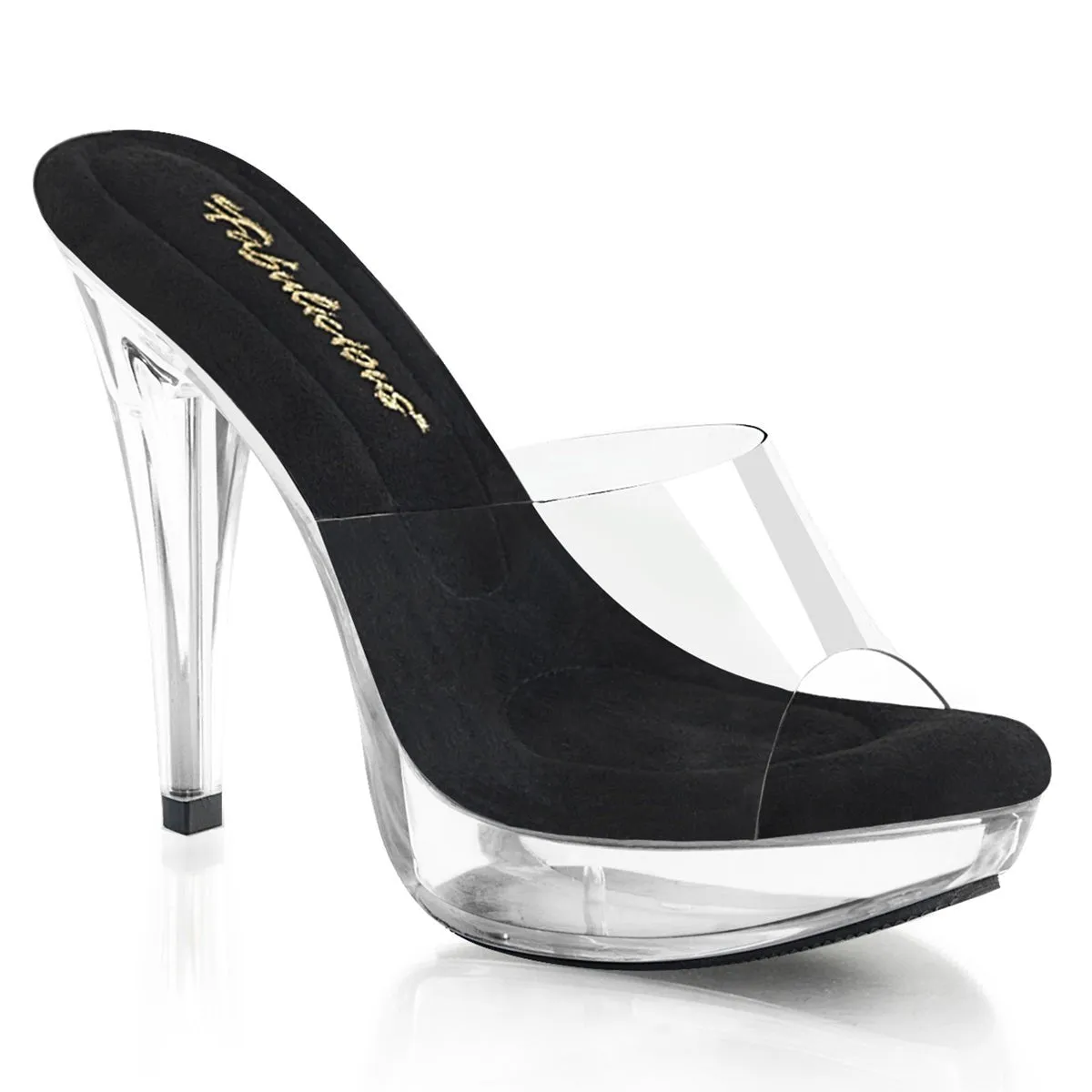 Fabulicious Cocktail 501 Womens 5 Inch Heel, Mules/Slip-Ons