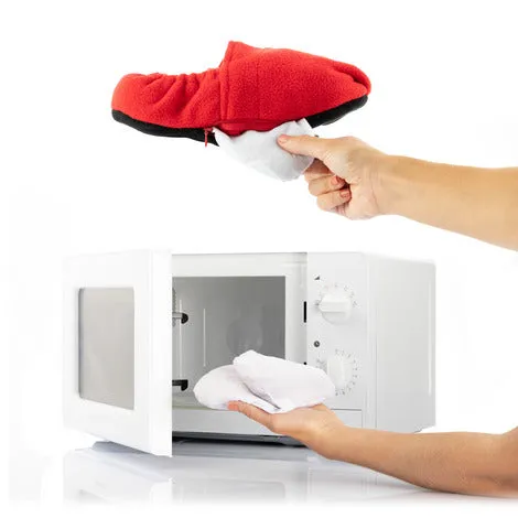 Foot Warmer Slippers - Red