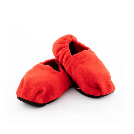 Foot Warmer Slippers - Red