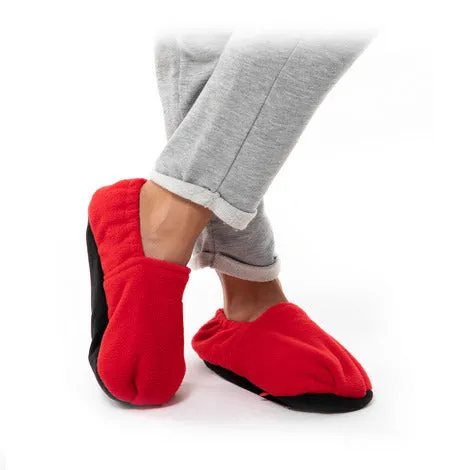 Foot Warmer Slippers - Red