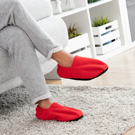 Foot Warmer Slippers - Red