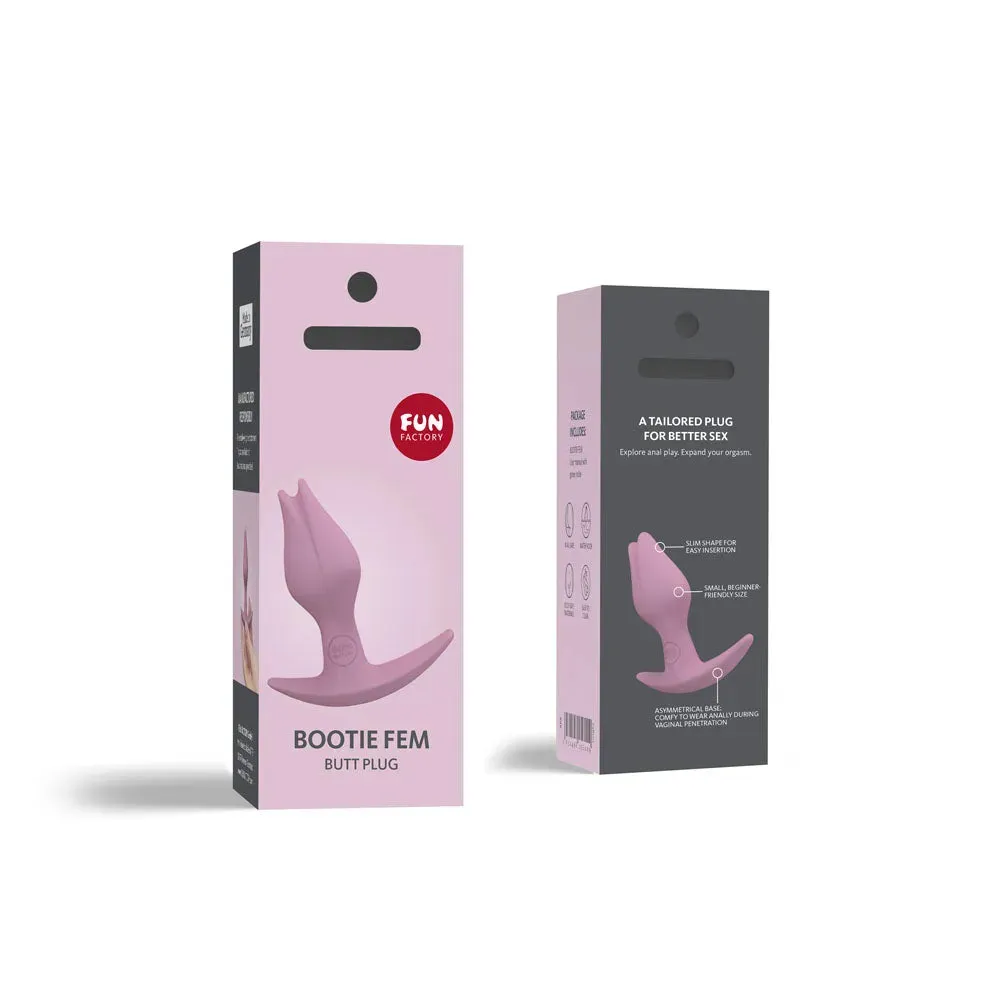 Fun Factory BOOTIE FEM rose - Rose 8.5 cm Butt Plug for Women
