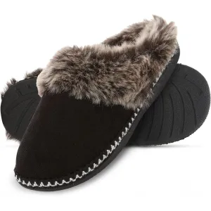 Fur Lined Anti Skid Slippers – Cozy Warmth and Secure Grip