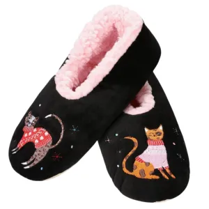 Fuzzy Cat Slippers