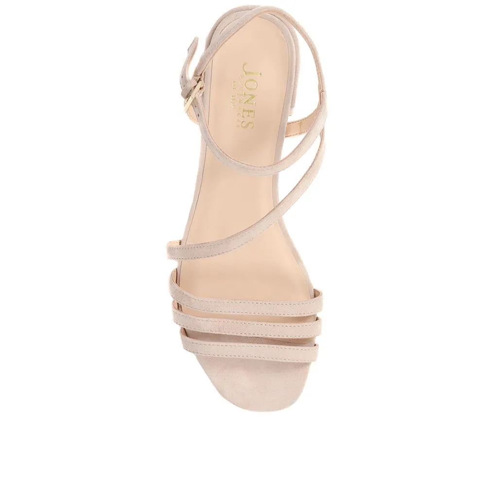Ginette2 Heeled Leather Sandals - GINETTE2 / 325 061
