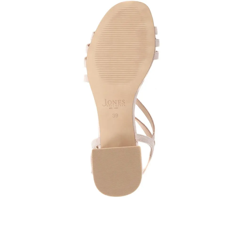 Ginette2 Heeled Leather Sandals - GINETTE2 / 325 061