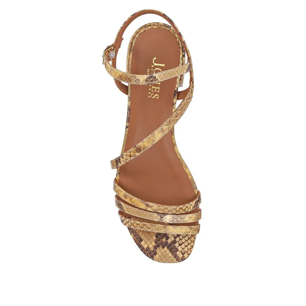Ginette2 Heeled Leather Sandals - GINETTE2 / 325 061