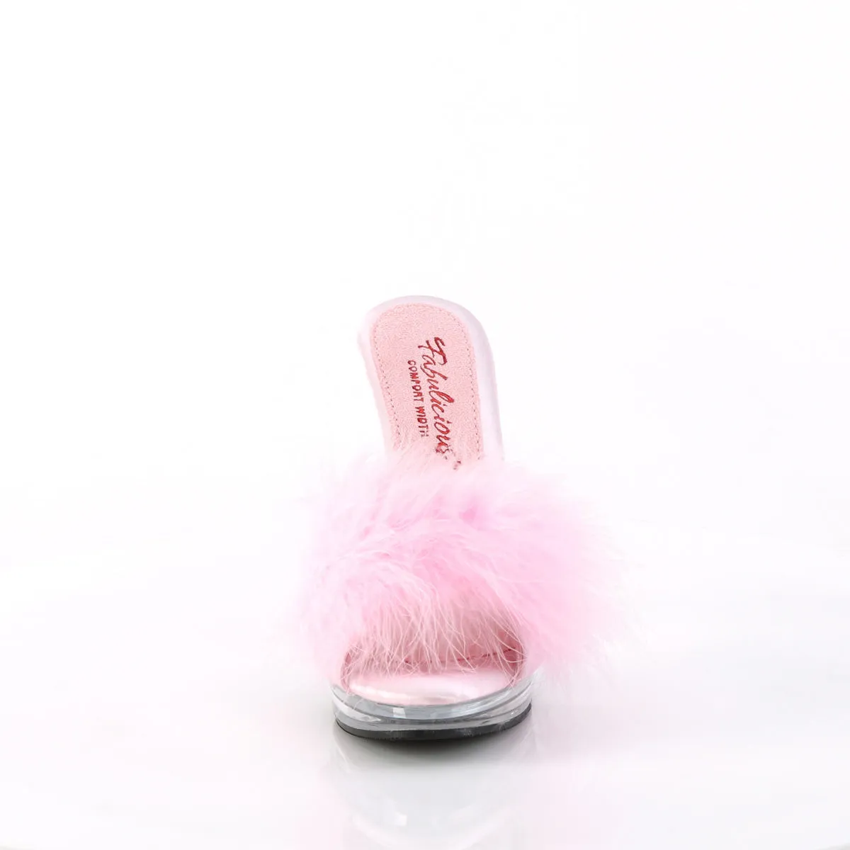 GLORY-501F-8 Fabulicious 5" Glory Baby Pink Faux Leather Sexy Shoes (High Heels)