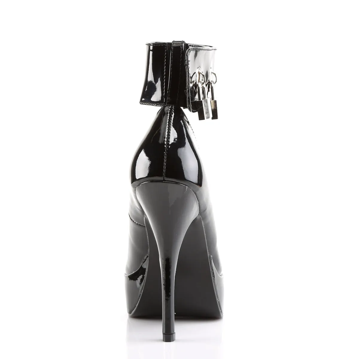 INDULGE-534 Devious Indulge Black Patent Sexy Platforms (Fetish Footwear)