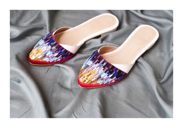 Iris Mules - White